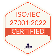 ISO/IEC 27001:2022 zertifiziert